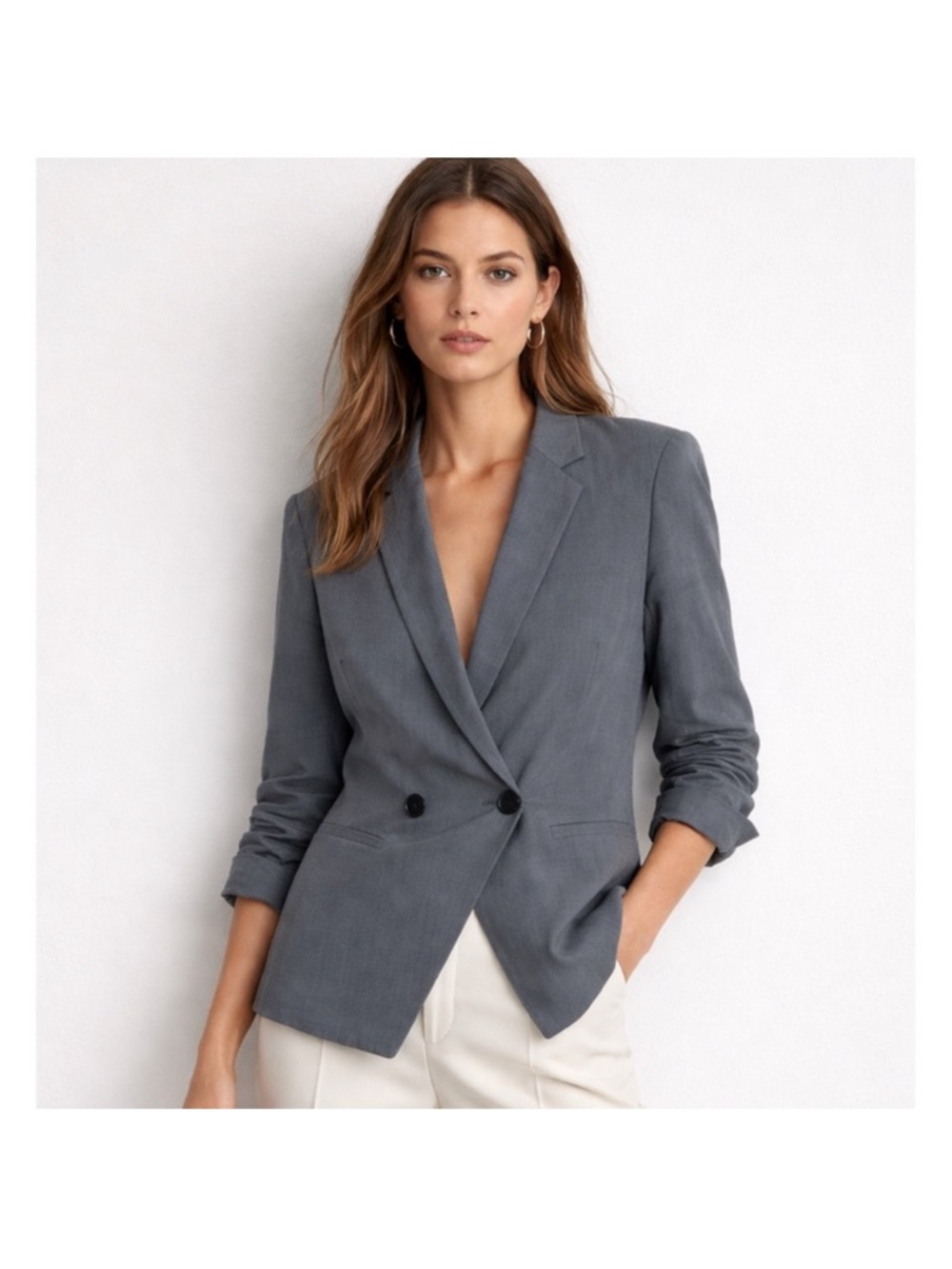 Helmut Lang Silica Crepe Blazer